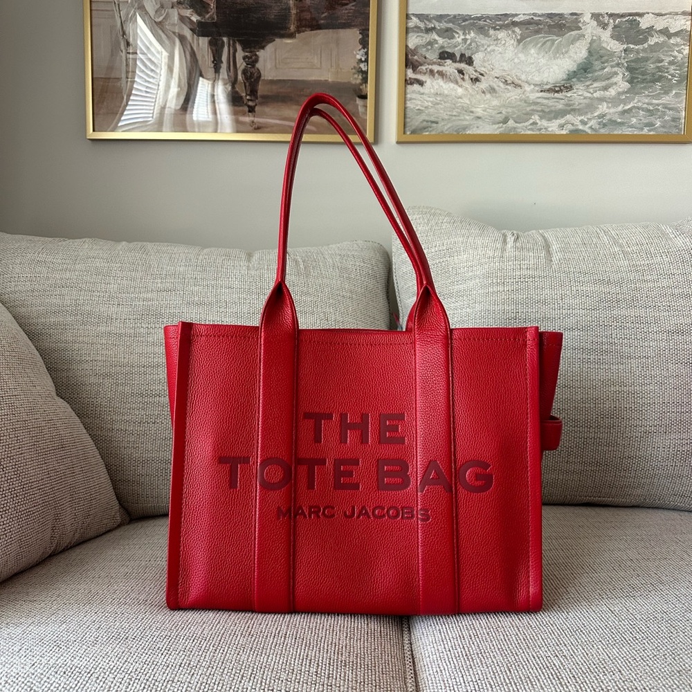 Marc Jacobs The Leather Large Tote Bag NEW AUTHENTIC